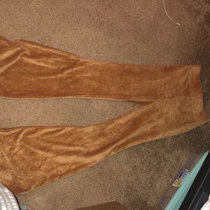 tanish corduroy flare pants